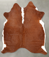 Hereford Large Brazilian Cowhide Rug 6'10"H x 5'8"W #B30733 by Hudson Hides