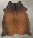 Warm Caramel Large Brazilian Cowhide Rug 6'1"H x 5'2"W #B30734 by Hudson Hides