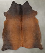 Warm Caramel Large Brazilian Cowhide Rug 6'1"H x 5'2"W #B30734 by Hudson Hides