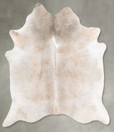 Grey with Beige X-Large Brazilian Cowhide Rug 7'2"H x 6'6"W #B30739 by Hudson Hides