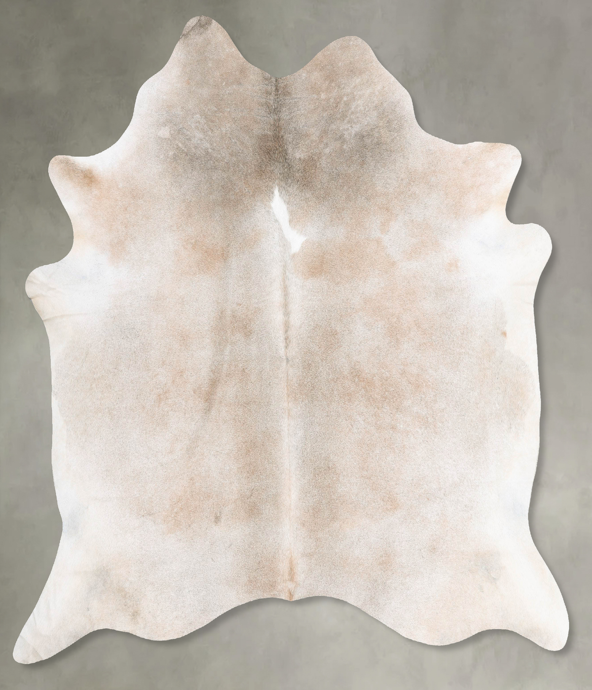 Grey with Beige Cowhide Rug #B30739