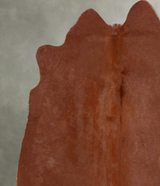 Solid Brown Large Brazilian Cowhide Rug 5'10"H x 5'8"W #B30741 by Hudson Hides