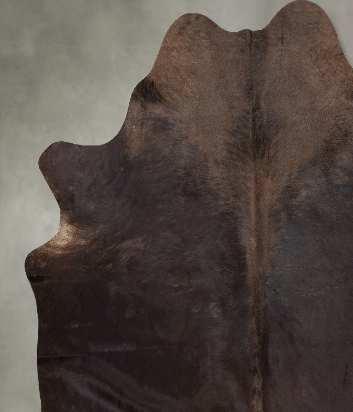 Chocolate X-Large Brazilian Cowhide Rug 7'4"H x 6'0"W #B30744 by Hudson Hides