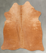 Solid Brown Medium Brazilian Cowhide Rug 5'8"H x 4'11"W #B30747 by Hudson Hides