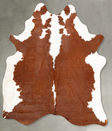 Hereford X-Large Brazilian Cowhide Rug 8'1"H x 6'0"W #B30759 by Hudson Hides
