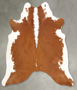 Hereford X-Large Brazilian Cowhide Rug 7'1"H x 6'6"W #B30761 by Hudson Hides