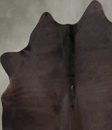 Chocolate Large Brazilian Cowhide Rug 6'4"H x 5'5"W #B30764 by Hudson Hides