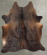 Chocolate X-Large Brazilian Cowhide Rug 7'8"H x 5'11"W #B30766 by Hudson Hides