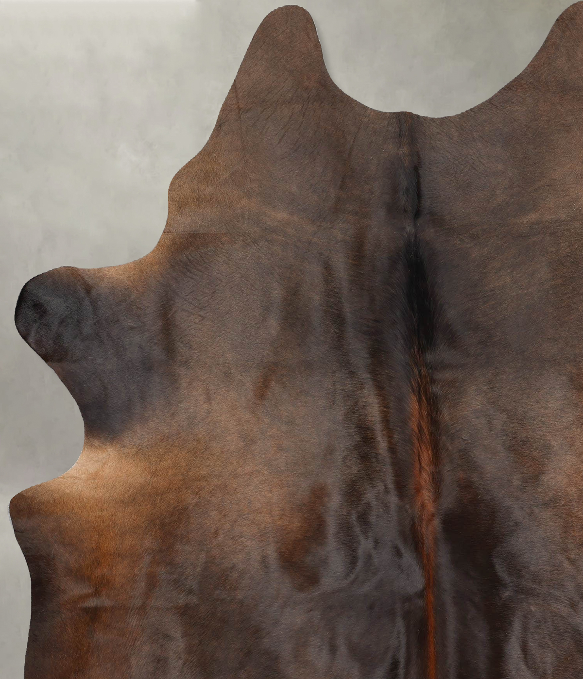 Chocolate X-Large Brazilian Cowhide Rug 7'8"H x 5'11"W #B30766 by Hudson Hides