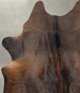 Chocolate X-Large Brazilian Cowhide Rug 7'8"H x 5'11"W #B30766 by Hudson Hides
