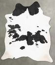 Black and White XX-Large Brazilian Cowhide Rug 8'3"H x 6'5"W #B30768 by Hudson Hides