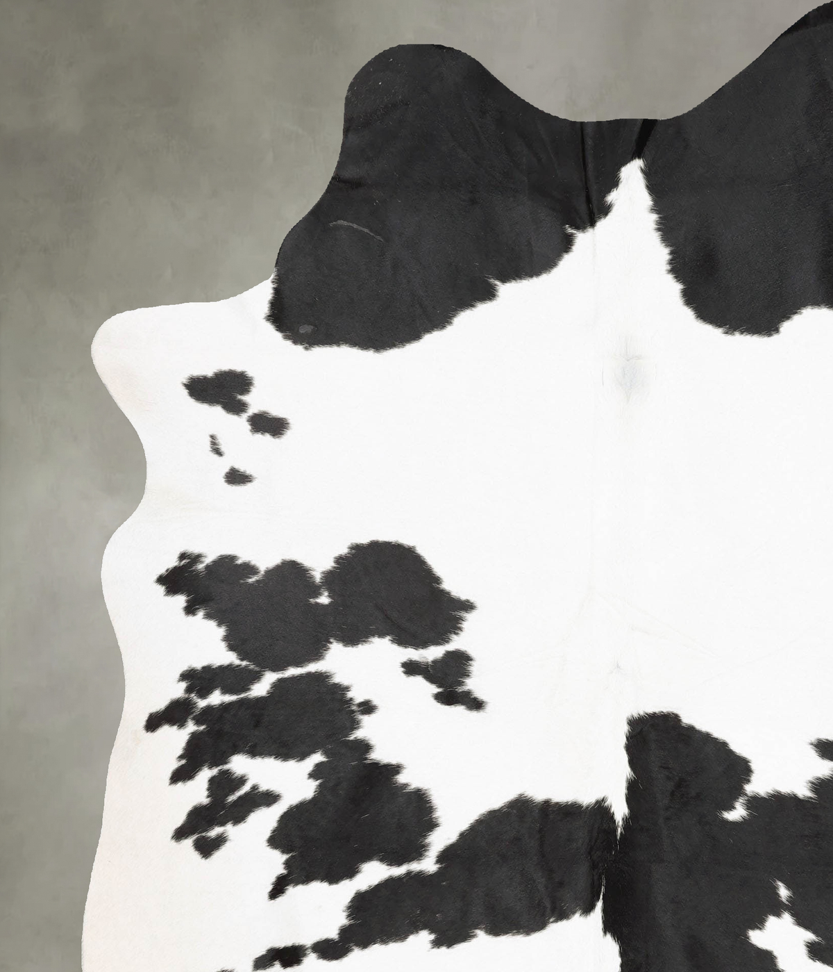 Black and White XX-Large Brazilian Cowhide Rug 8'3"H x 6'5"W #B30768 by Hudson Hides