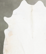 Ivory with Beige XX-Large Brazilian Cowhide Rug 7'7"H x 7'1"W #B30769 by Hudson Hides