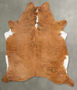 Medium Brindle XX-Large Brazilian Cowhide Rug 8'9"H x 7'2"W #B30772 by Hudson Hides