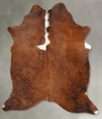 Tricolor X-Large Brazilian Cowhide Rug 7'11"H x 6'3"W #B30775 by Hudson Hides