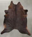 Chocolate XX-Large Brazilian Cowhide Rug 8'3"H x 7'3"W #B30782 by Hudson Hides
