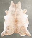 Light Brindle XX-Large Brazilian Cowhide Rug 8'0"H x 7'1"W #B30785 by Hudson Hides