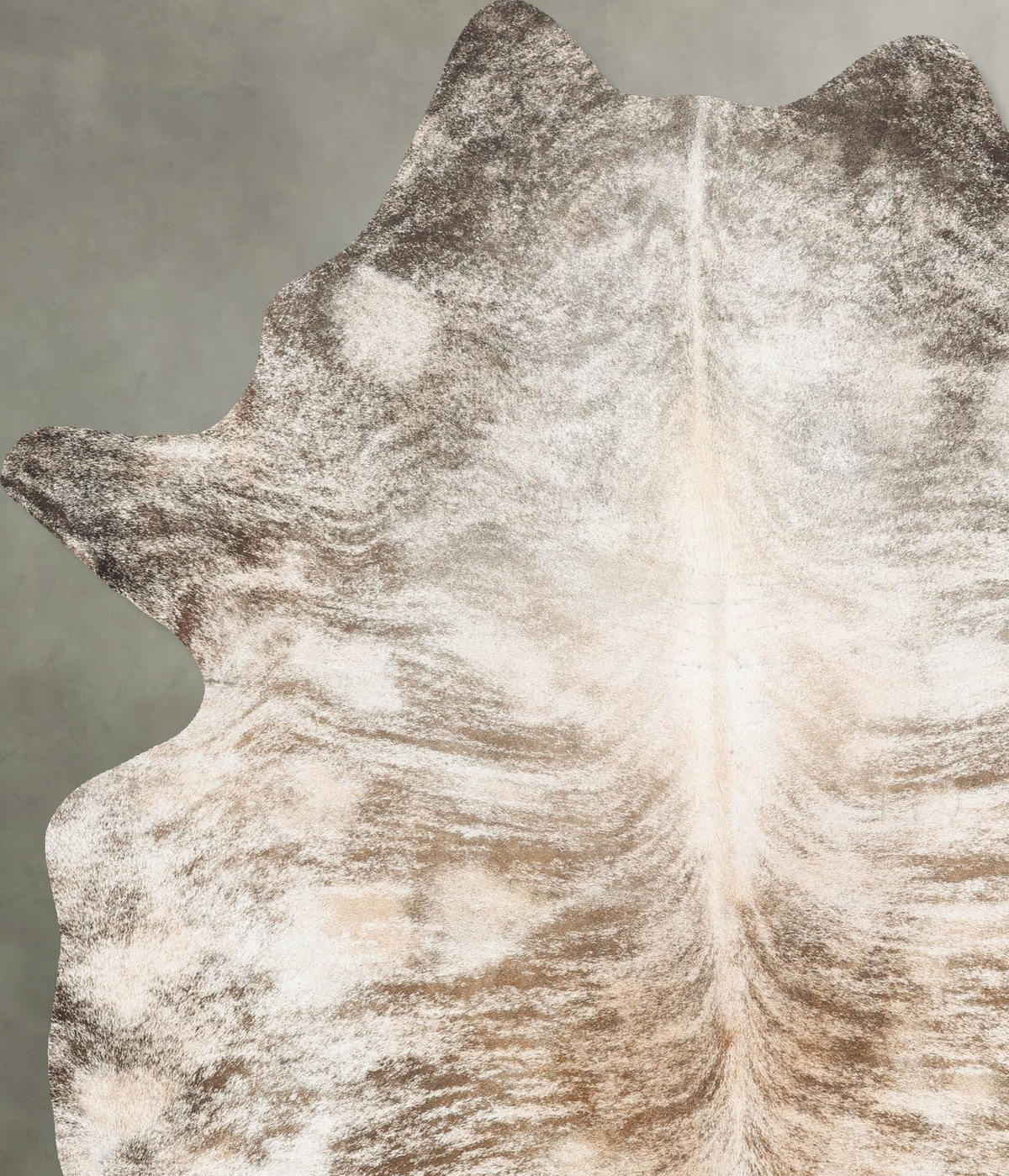 Light Brindle X-Large Brazilian Cowhide Rug 7'10"H x 6'1"W #B30787 by Hudson Hides