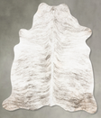 Grey Brindle Large Brazilian Cowhide Rug 6'5"H x 5'5"W #B30789 by Hudson Hides