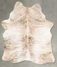 Light Brindle Large Brazilian Cowhide Rug 6'2"H x 5'1"W #B30790 by Hudson Hides