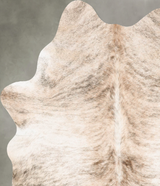 Light Brindle Large Brazilian Cowhide Rug 6'2"H x 5'1"W #B30790 by Hudson Hides