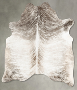 Light Brindle Large Brazilian Cowhide Rug 6'2"H x 5'6"W #B30791 by Hudson Hides