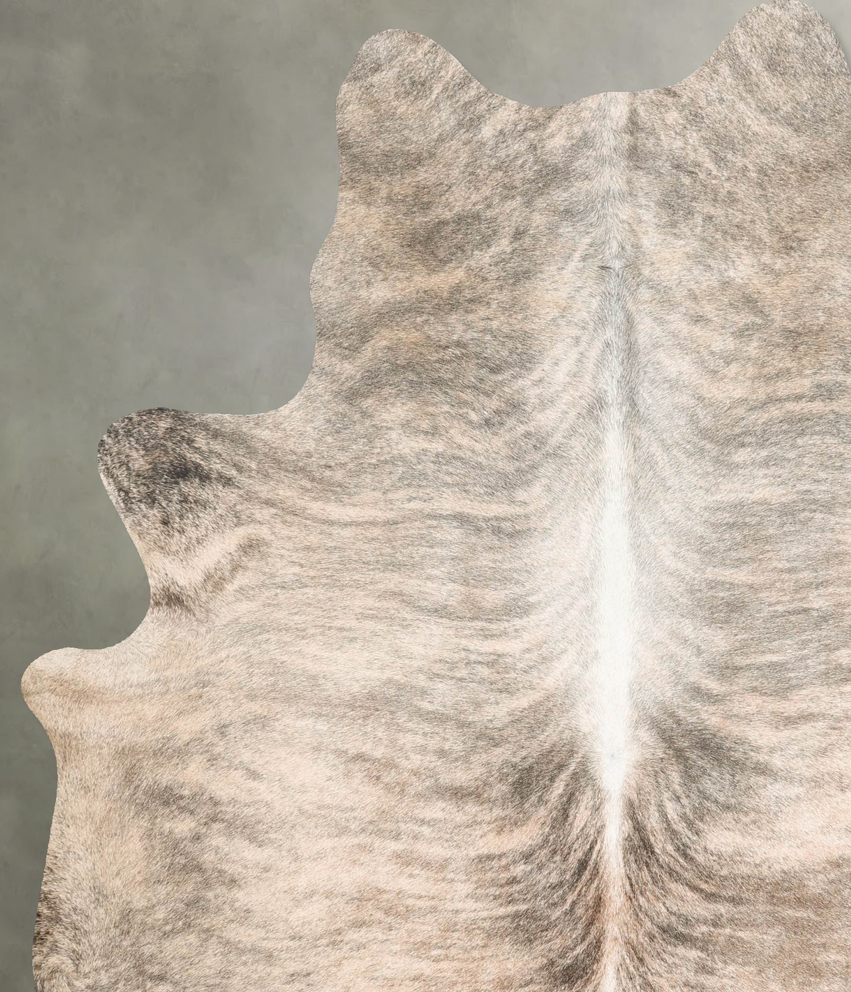 Light Brindle X-Large Brazilian Cowhide Rug 7'4"H x 5'9"W #B30792 by Hudson Hides