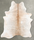 Light Brindle Large Brazilian Cowhide Rug 6'8"H x 5'6"W #B30797 by Hudson Hides
