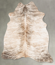 Light Brindle Medium Brazilian Cowhide Rug 6'1"H x 4'10"W #B30800 by Hudson Hides