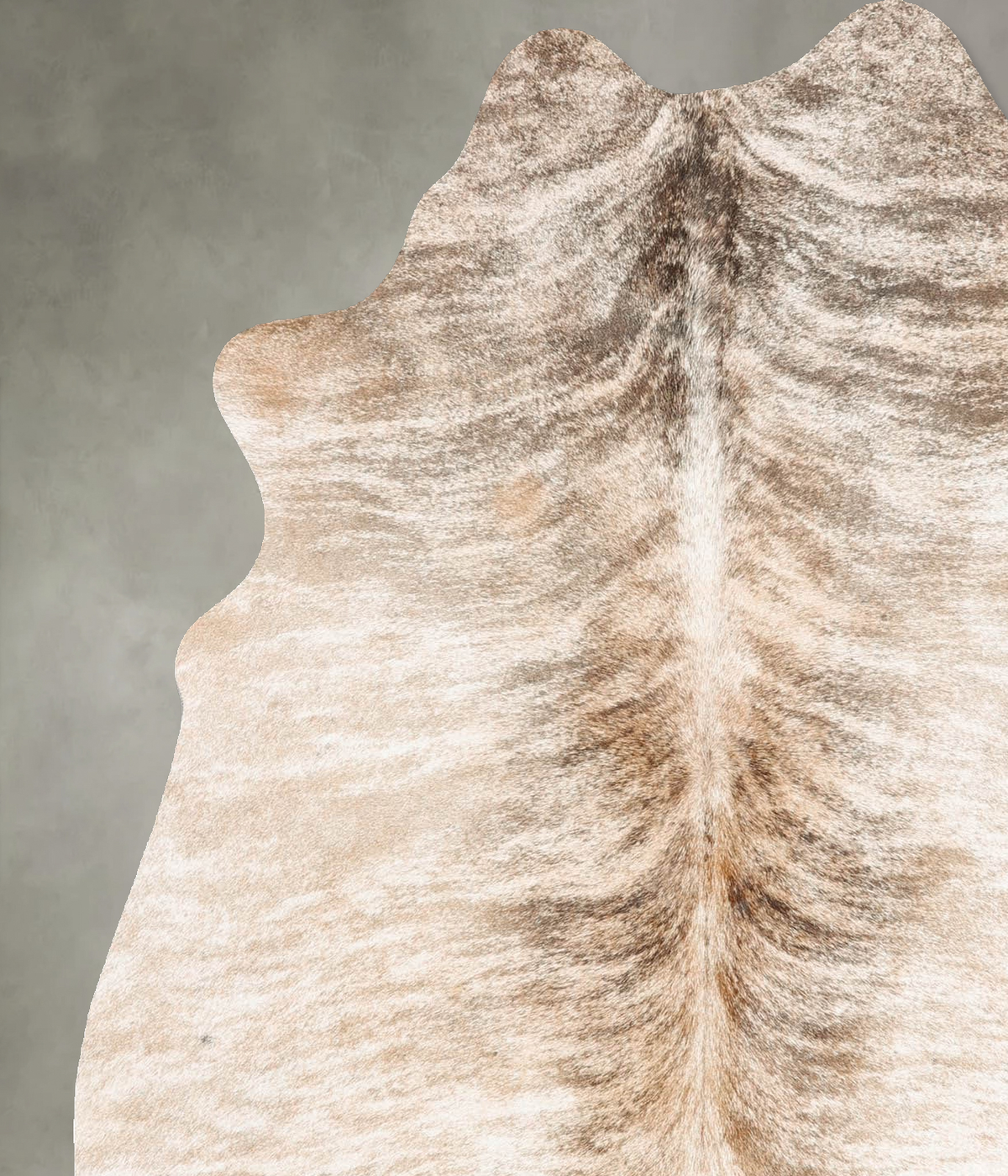 Light Brindle Medium Brazilian Cowhide Rug 6'1"H x 4'10"W #B30800 by Hudson Hides