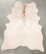 Beige Medium Brazilian Cowhide Rug 6'4"H x 4'5"W #B30808 by Hudson Hides