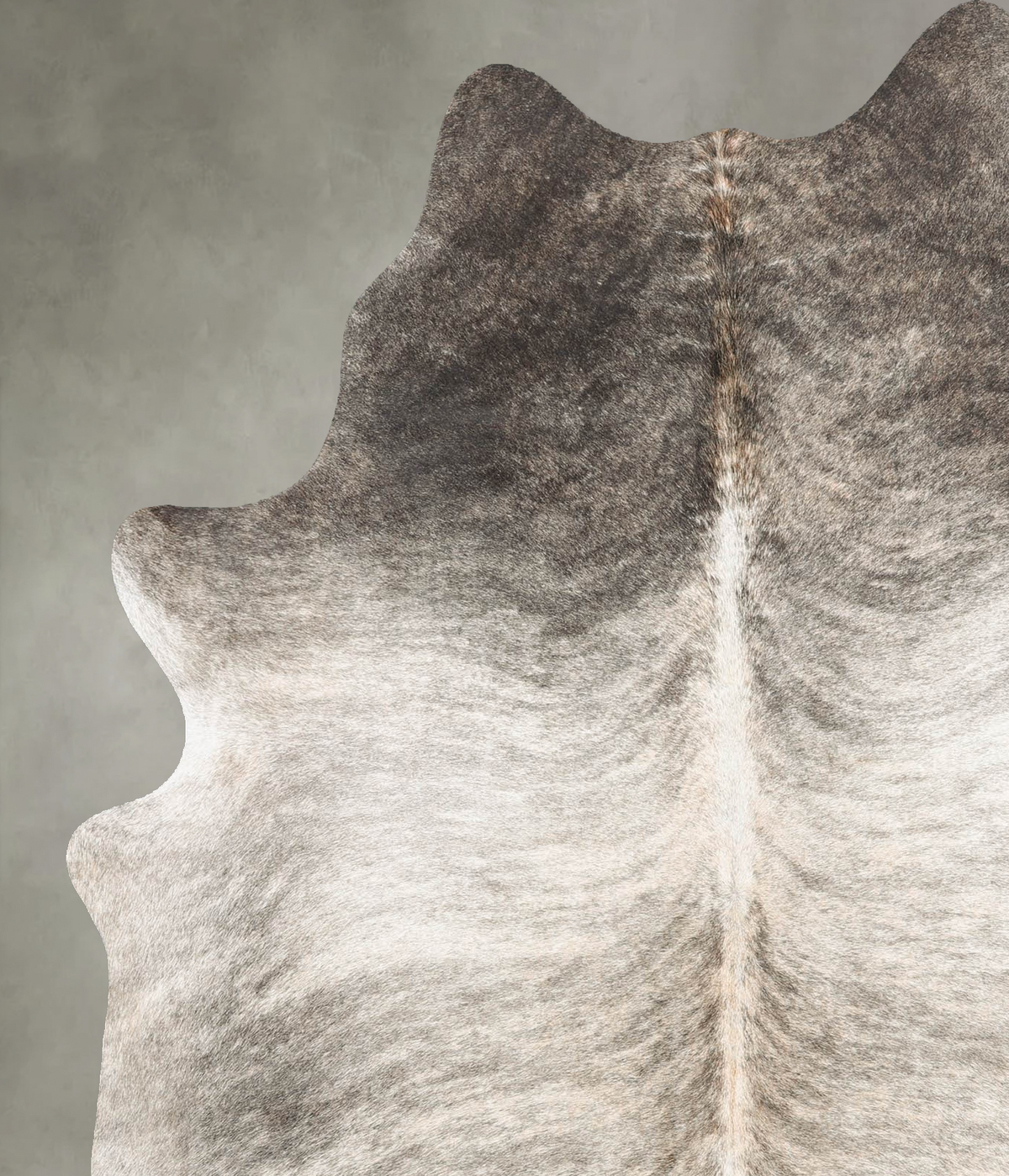 Light Brindle Large Brazilian Cowhide Rug 6'9"H x 5'5"W #B30809 by Hudson Hides