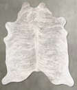 Grey Brindle X-Large Brazilian Cowhide Rug 6'11"H x 6'4"W #B30811 by Hudson Hides