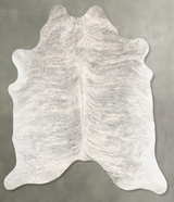 Grey Brindle X-Large Brazilian Cowhide Rug 6'11"H x 6'4"W #B30811 by Hudson Hides