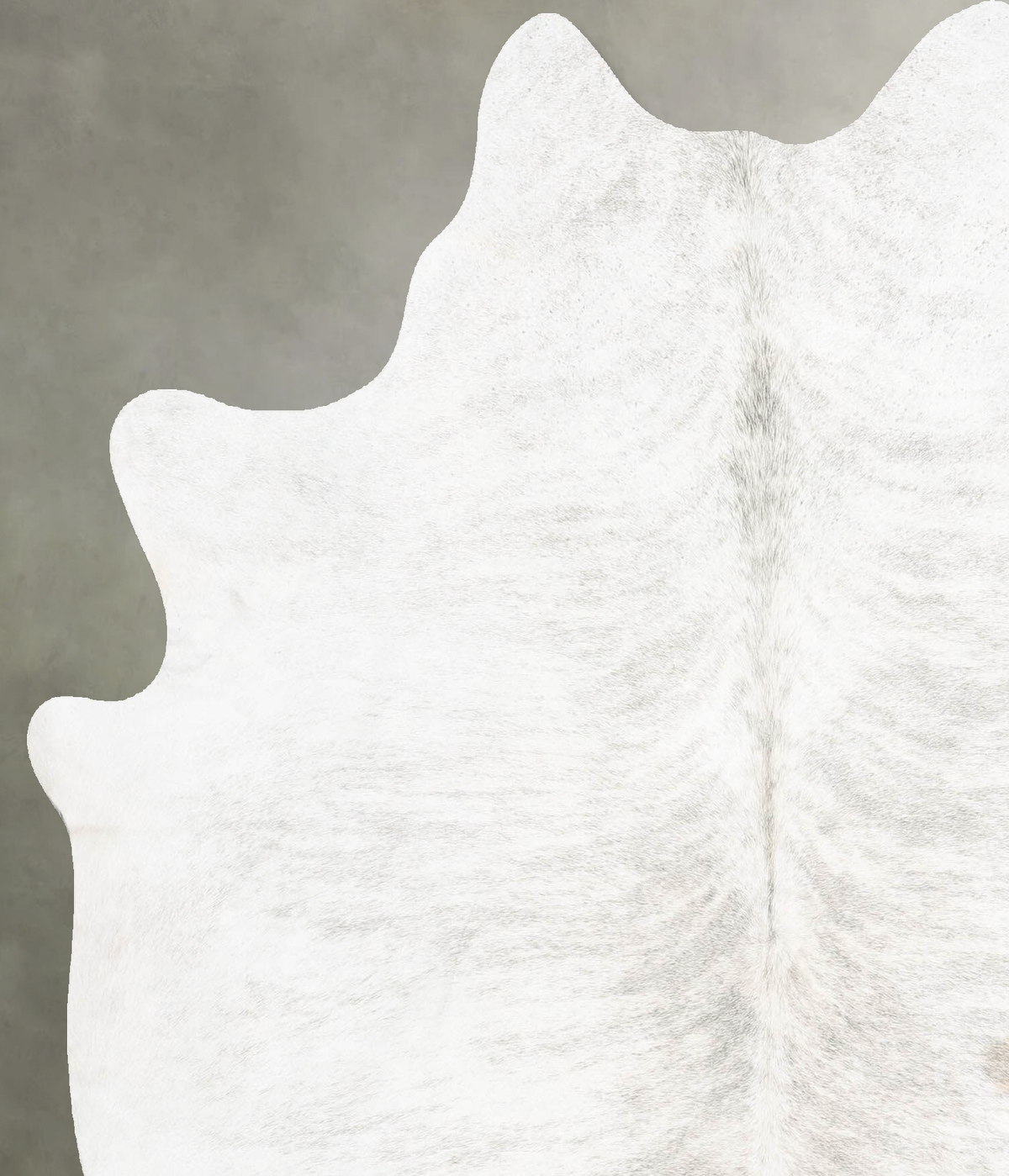 Grey Brindle Large Brazilian Cowhide Rug 6'8"H x 5'11"W #B30813 by Hudson Hides