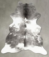 Medium Grey Medium Brazilian Cowhide Rug 6'2"H x 4'7"W #B30817 by Hudson Hides