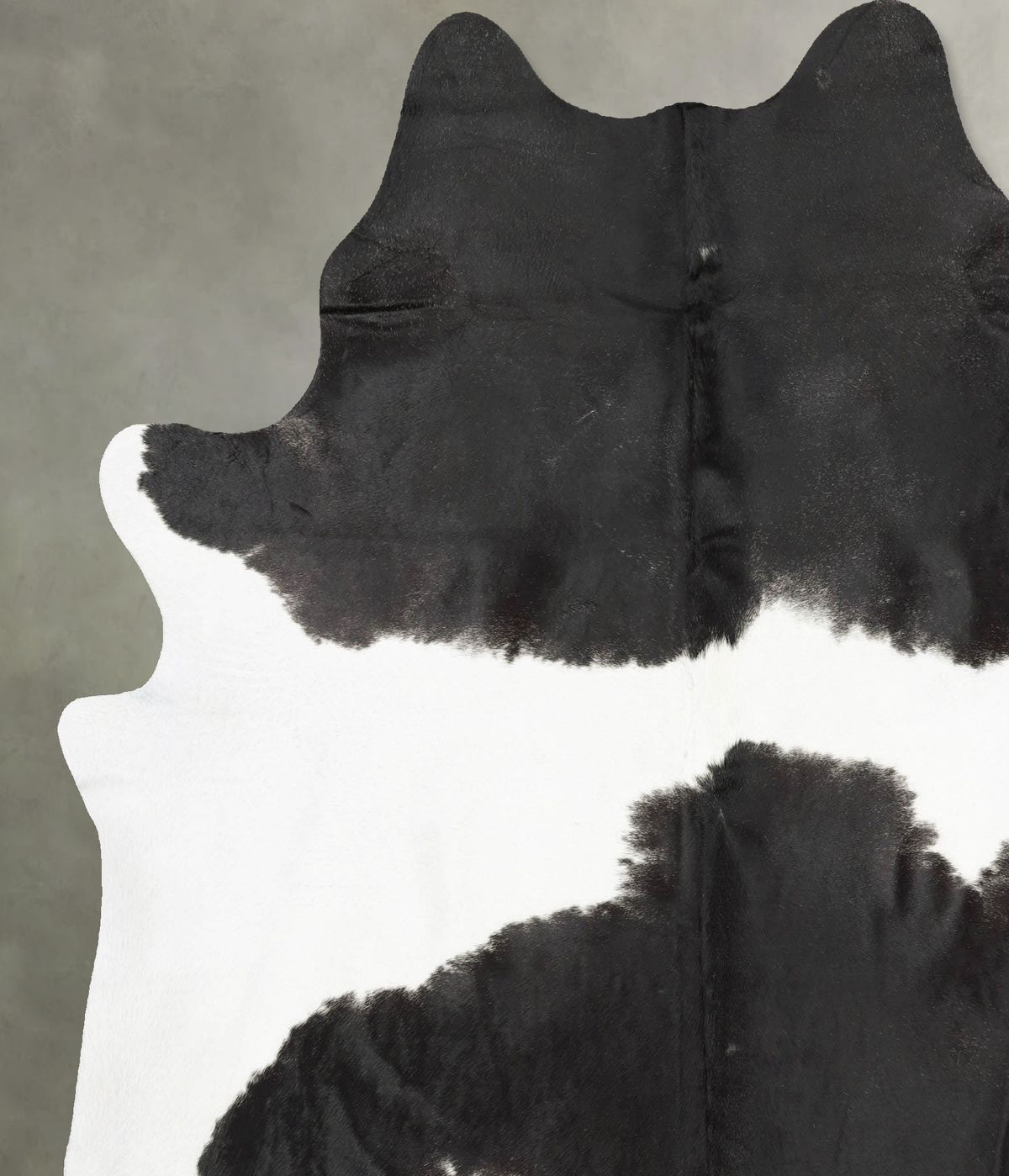 Black and White XX-Large Brazilian Cowhide Rug 8'0"H x 6'6"W #B30819 by Hudson Hides