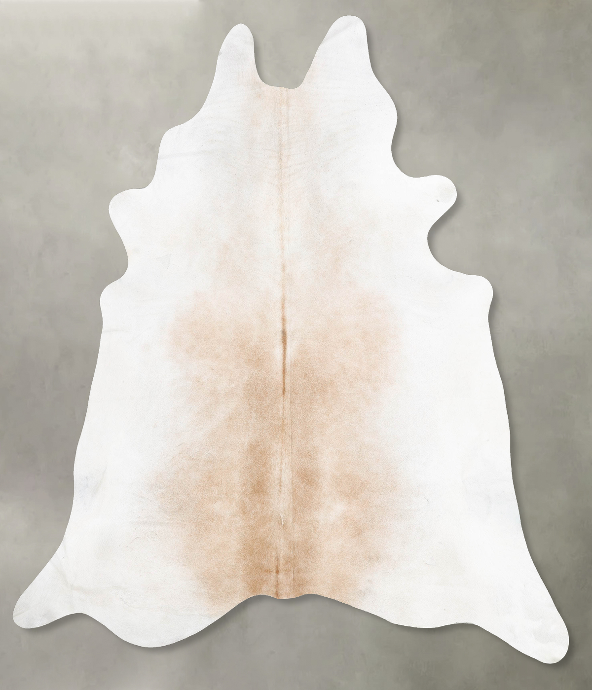 Grey with Beige Cowhide Rug #B30820