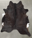 Chocolate XX-Large Brazilian Cowhide Rug 8'8"H x 7'1"W #B30823 by Hudson Hides