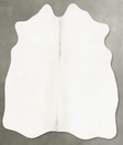 Light Grey Medium Brazilian Cowhide Rug 4'5"H x 3'8"W #B30828 by Hudson Hides