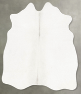 Light Grey Medium Brazilian Cowhide Rug 4'5"H x 3'8"W #B30828 by Hudson Hides