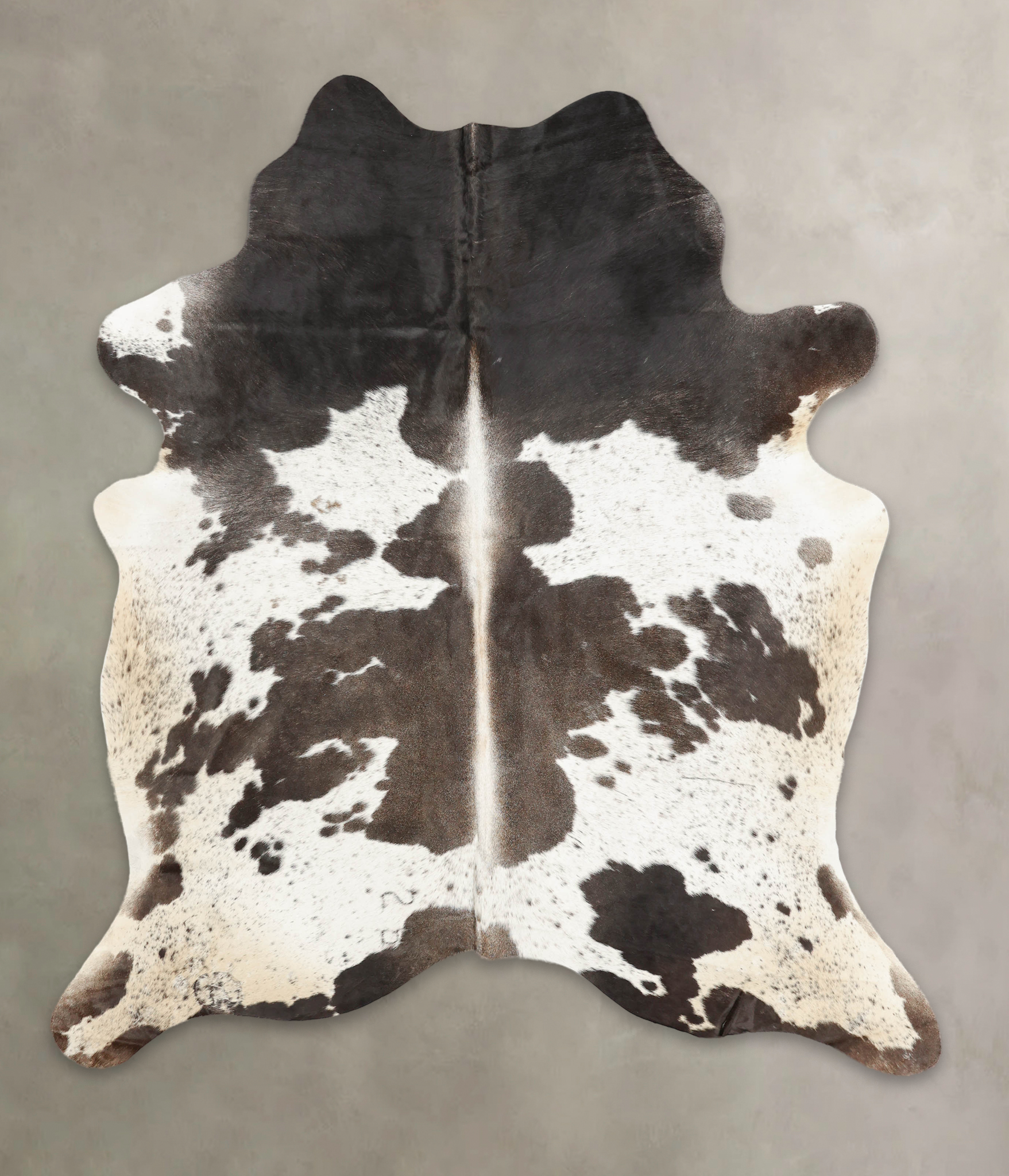 Grey With White Cowhide Rug #B3083
