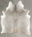 Grey with Beige X-Large Brazilian Cowhide Rug 7'3"H x 5'11"W #B30833 by Hudson Hides