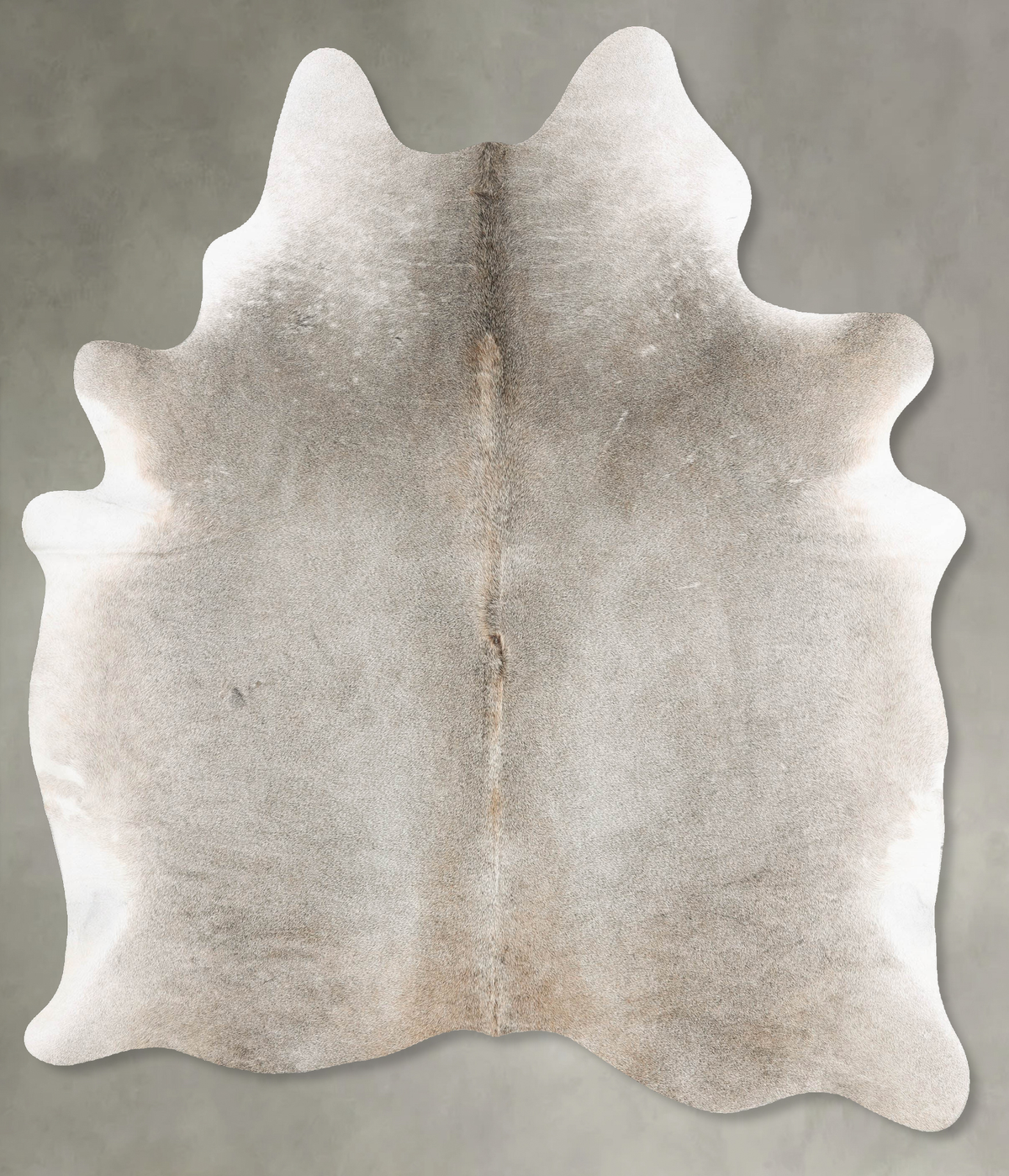 Grey with Beige Cowhide Rug #B30833