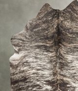 Grey Brindle X-Large Brazilian Cowhide Rug 7'8"H x 6'0"W #B30847 by Hudson Hides