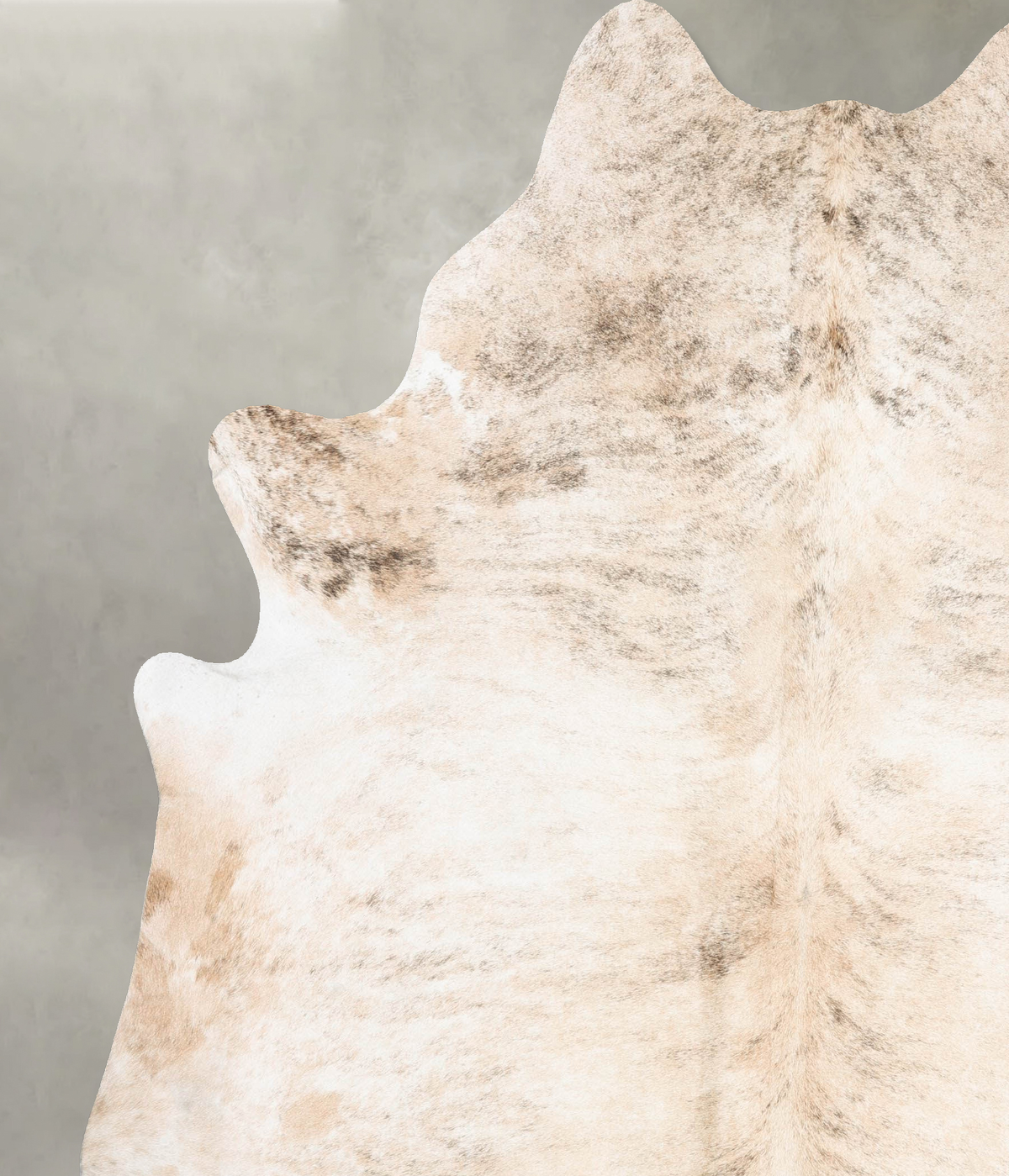 Light Brindle XX-Large Brazilian Cowhide Rug 8'5"H x 7'1"W #B30848 by Hudson Hides