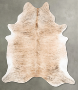 Light Brindle XX-Large Brazilian Cowhide Rug 8'5"H x 6'9"W #B30849 by Hudson Hides