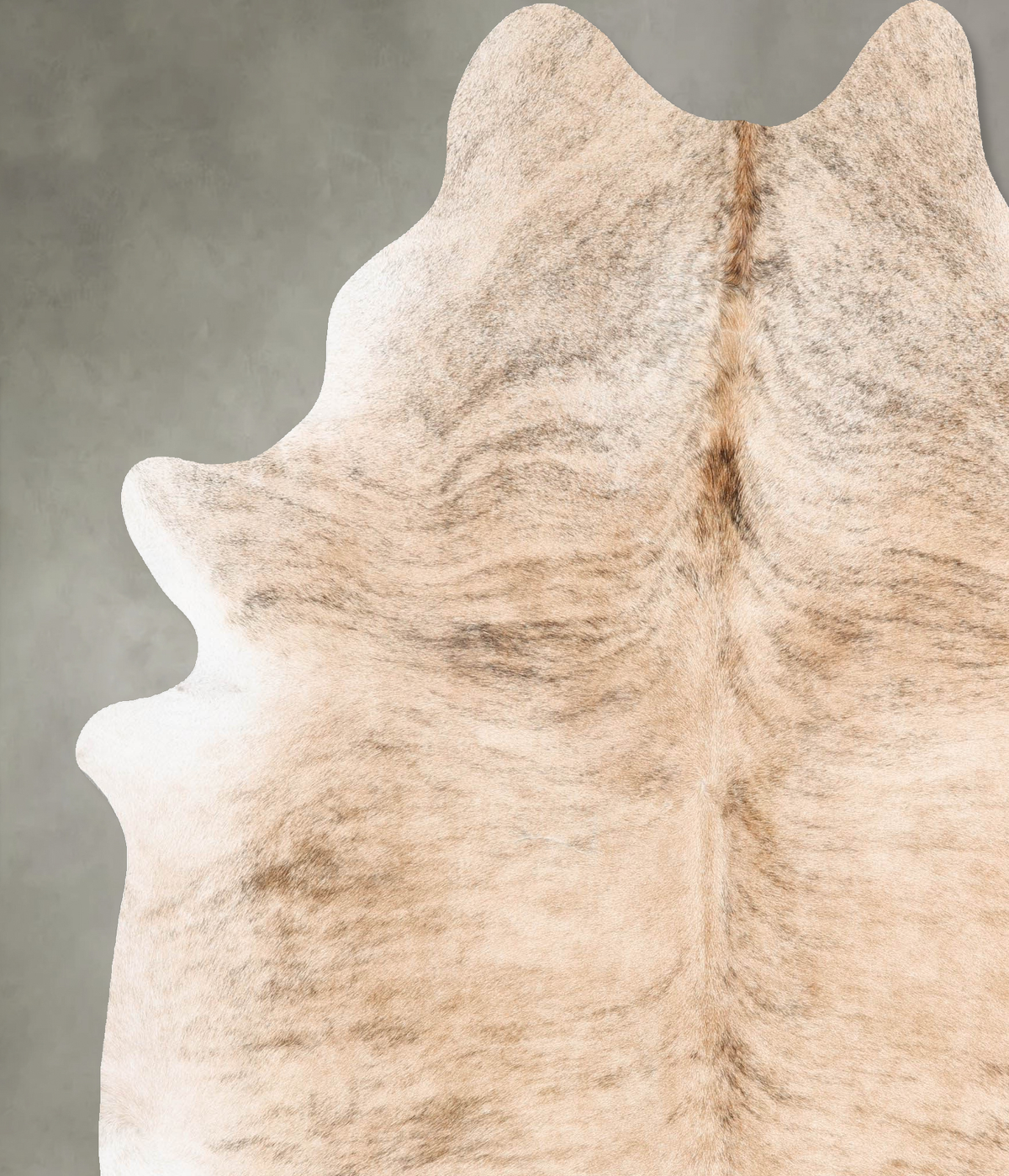 Light Brindle XX-Large Brazilian Cowhide Rug 8'5"H x 6'9"W #B30849 by Hudson Hides