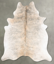 Light Brindle XX-Large Brazilian Cowhide Rug 7'10"H x 6'7"W #B30851 by Hudson Hides