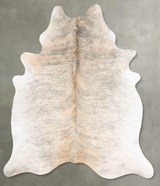 Light Brindle XX-Large Brazilian Cowhide Rug 7'10"H x 6'7"W #B30851 by Hudson Hides